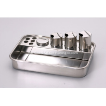 Stainless Steel Treatment Medical Hospital Emergency Tray Pill Dispensing Tray